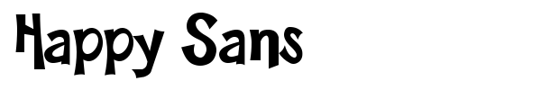 Happy Sans font preview